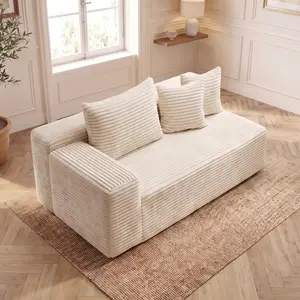 【Clearance Sale】Boneless Sofa Comfortable, No Assembly 2 Seater Sofa
