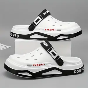 [Fashion Clogs] Soft Breathable Unisex Clogs |   Fashionable Spring And Summer Casual Footwear for Outdoor Activities, Featuring "FASHION" Graphics, EVA Material, Suitable for Everyday Wear(Sheets)