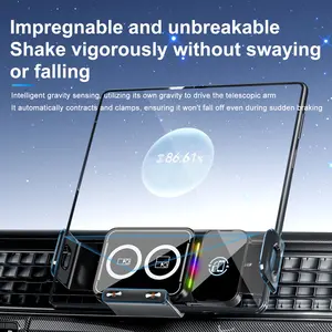 Foldable Car Phone Holder, Wireless Charging Base, Magnetic Adsorption Fast Charging, Dedicated Navigation Support, Magnetic Phone Charger, Magnetic Charging Design, Ca_prop_65_re, Ca_prop_65_ca