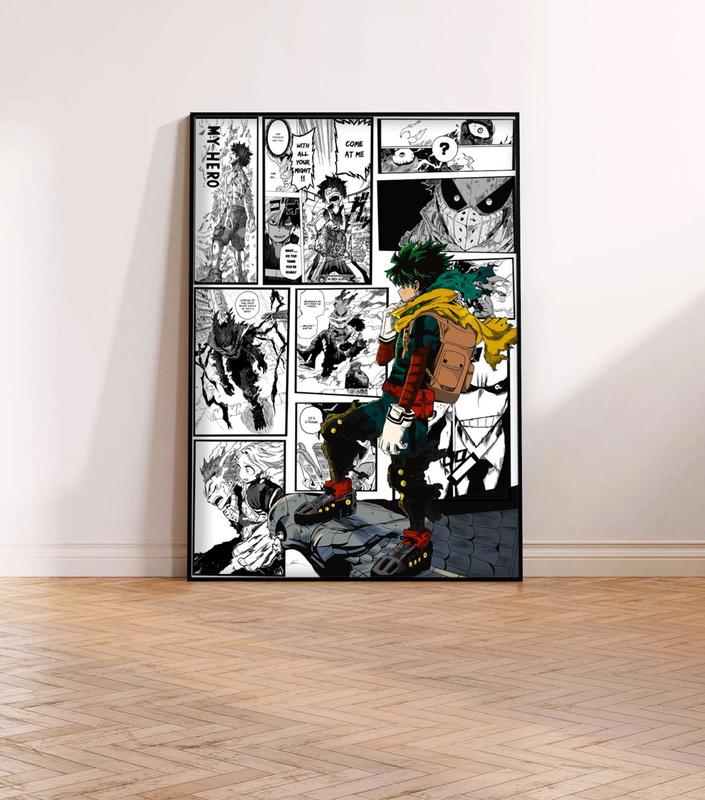 Dark Deku Manga  Print My Hero Academia Anime Wall Art, Poster Gifts