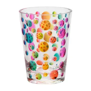 Satin Pearl 14 Oz. Rainbow Acrylic Tumbler