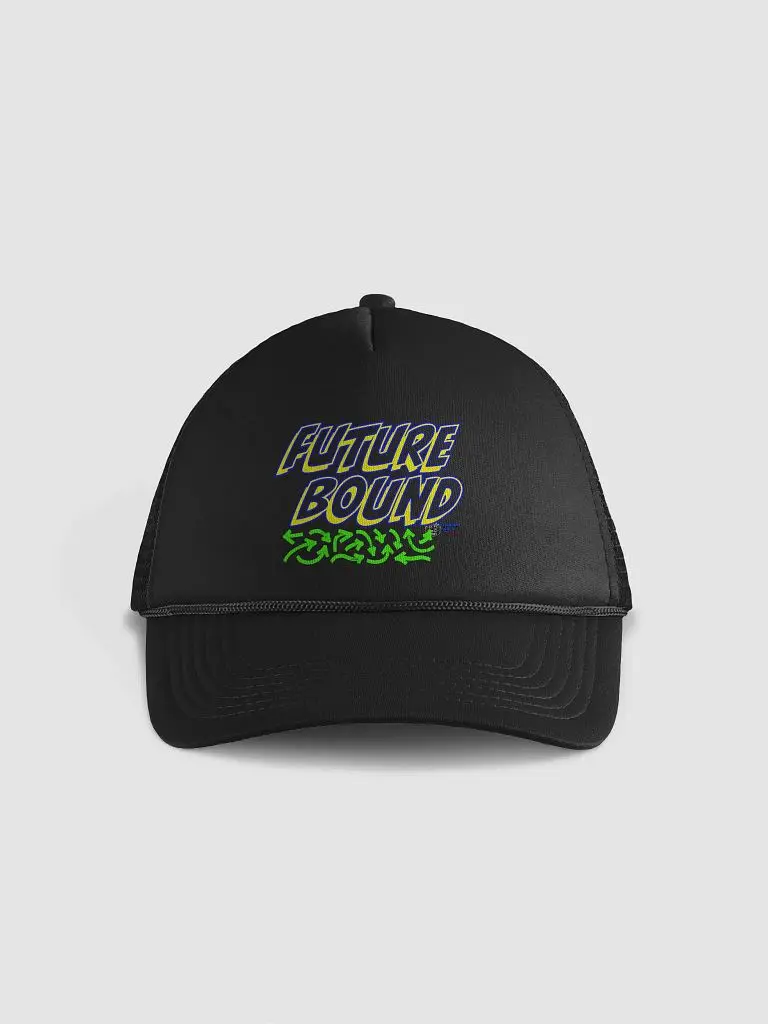 Tranquilo Quieto Brand Unisex OneSize Trucker Hat - Future Bound Forward, Daily Wear Fashion Accessory