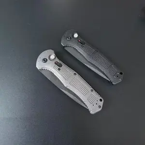 Outdoor folding knife, PVC handle, 154 high hardness steel, EDC tool for outdoor camping, driving, fishing, best gift