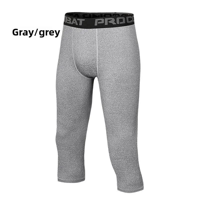 cropped pants gray