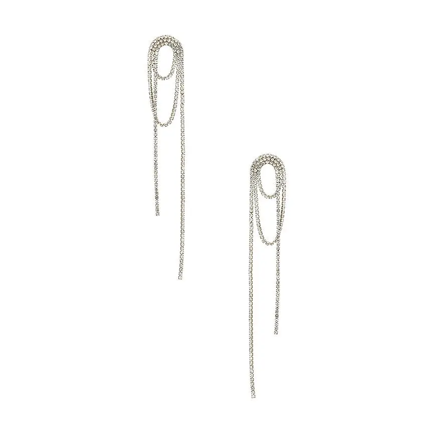 SHASHI Vroom Earrings in Silver