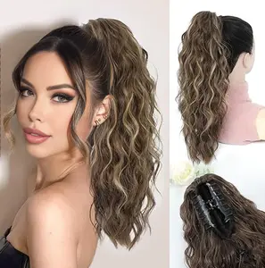Natural Looking Thick Volume Ponytail Hairpiece, Strong Secure Non-Slip Claw Clip Design, Lightweight Breathable All-Day Comfort, Classic Clean Girl Aesthetic for Daily Casual Hair Styling