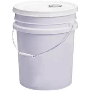 212 MAIN 5gal Laundry Detergent Bucket - Steel-Reinforced Durable Plastic Pail with Lid for Storage Organization