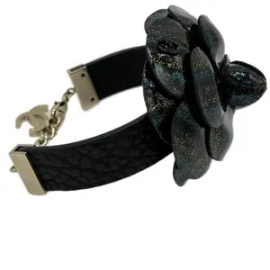 Pre-owned Chanel Camellia flower bracelet RARE