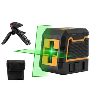 GJANSH Green Cross Line Laser Level with Tripod – Self-Leveling Tool for Wall Tile, Picture Hanging & Home Renovation