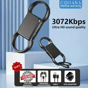 New 64G (800 Hour) AI Voice Recorder, Voice Activated Recorder, DSP Sound Source Noise Reduction Recording Device, Digital Voice Recorders with Playback, Ideal for Lectures, Meetings, Interview
