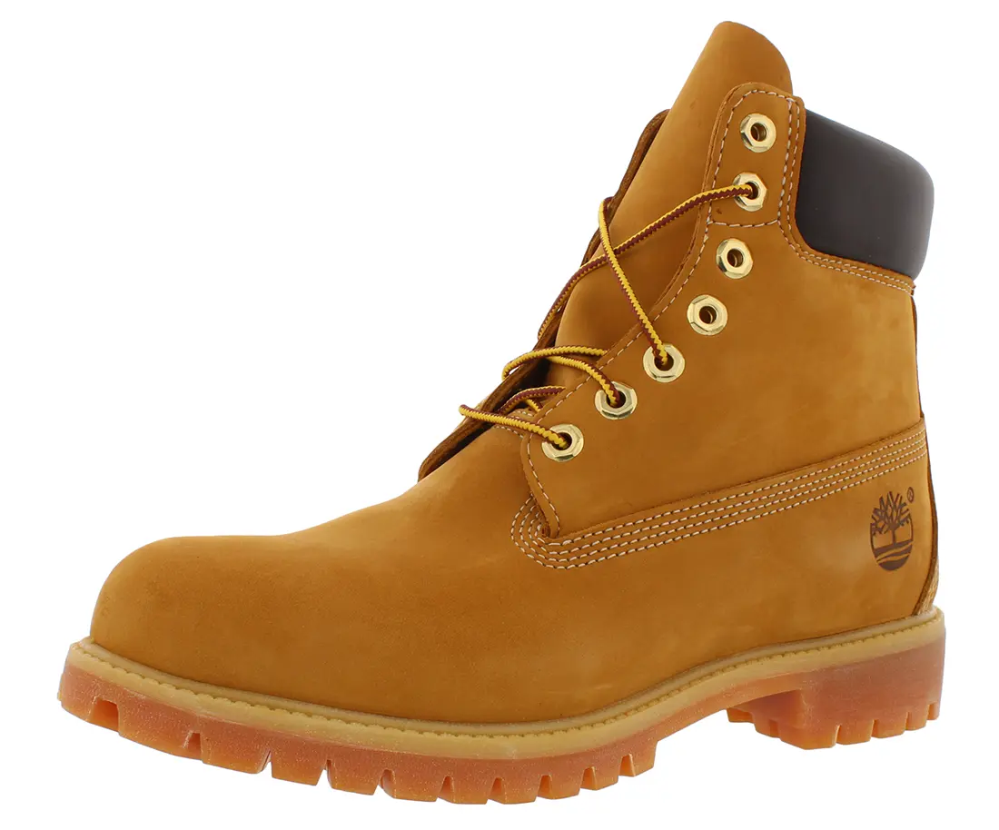 Timberland Men's Classic 6-Inch Basic Waterproof Leather Boots, Lace-Up Outdoor Walking Footwear, Walking Shoes