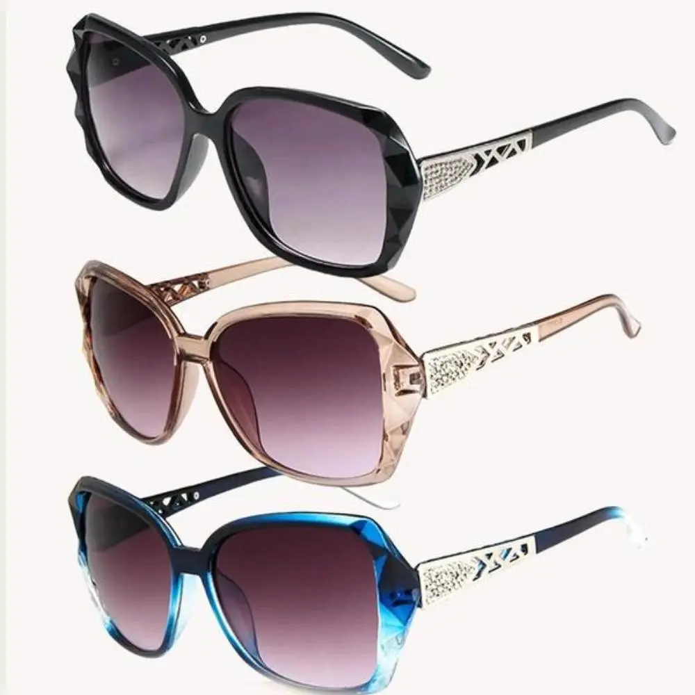 Y2K Simple Rhinestone-Decorated Sunglasses for Daily Use Summer Square-Frame Fashion UV Protection Lightweight Polarized Sports Travel Accessories Unisex,summeroutfits,vacationoutfits,beachoutfits,summer outifit,travel essentials