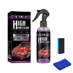 2025 Upgrade 3-in-1 Fast Paint Spray for Car Scratch Removal and Polishing Coating with High Protection Nano-filler Ceramic Polymers 1 Piece Ideal for Car Maintenance