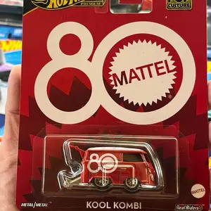Mattel 80th anniversary VW kool Kombi Diecast car 1:64 scale