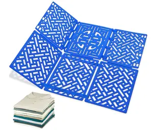 Shirt Folder Board for Closet Organization, Clothes Folding Board to Make Clothes Tidy, Laundry Folding Board Liner Sorter, Blue