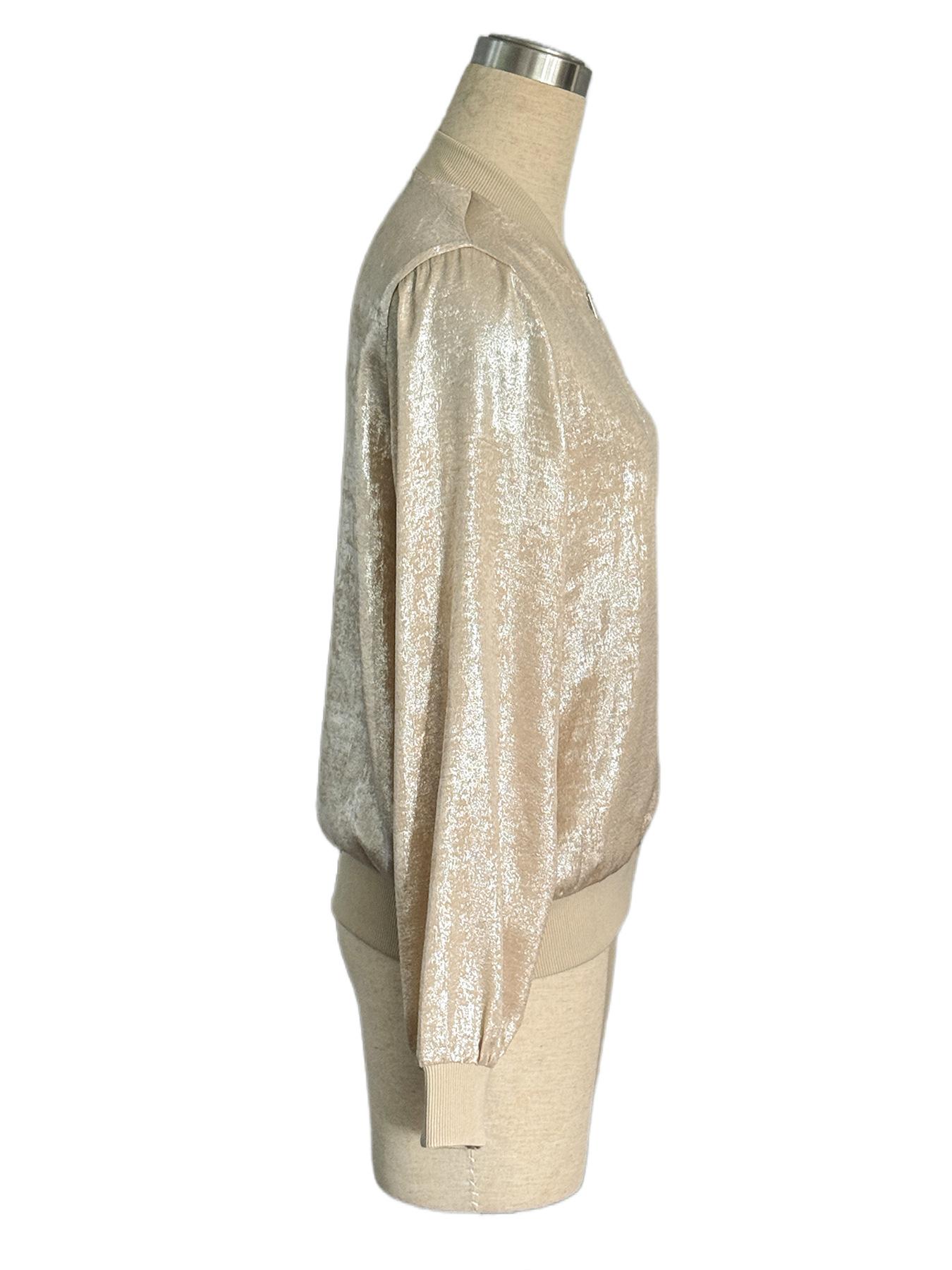 Thin Coat With Zip Slim Fit Slimming Casual Jacket Top