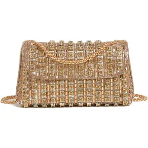 Rhinestones Clutch Purses for Women Chain  Bags Sparkly Evening Bags for  Prom Party Wedding