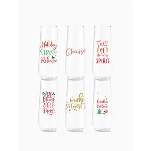 Holiday Spirit - POP 9oz Flute