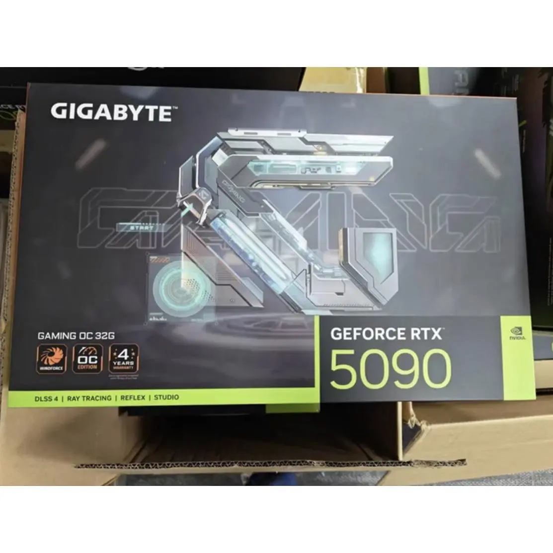 Gigabyte GeForce RTX 5090 Gaming OC 32G Graphics Card with 2GB GDDR6 Memory PCI Express 3.0 16X Interface VGA DVI DP HDMI Outputs