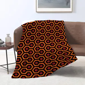 The Shining Carpet Design soft fleece minky blanket Creepy Scary Horror movie Blanket - shining inspired Jack Redrum - Available in two sizes Durable and easy to clean