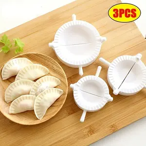 Dumpling Mold, 3 Counts/set Quick Pressing Dumpling Maker, Easy Using Household Cooking Kitchen Tool for Home Kitchen