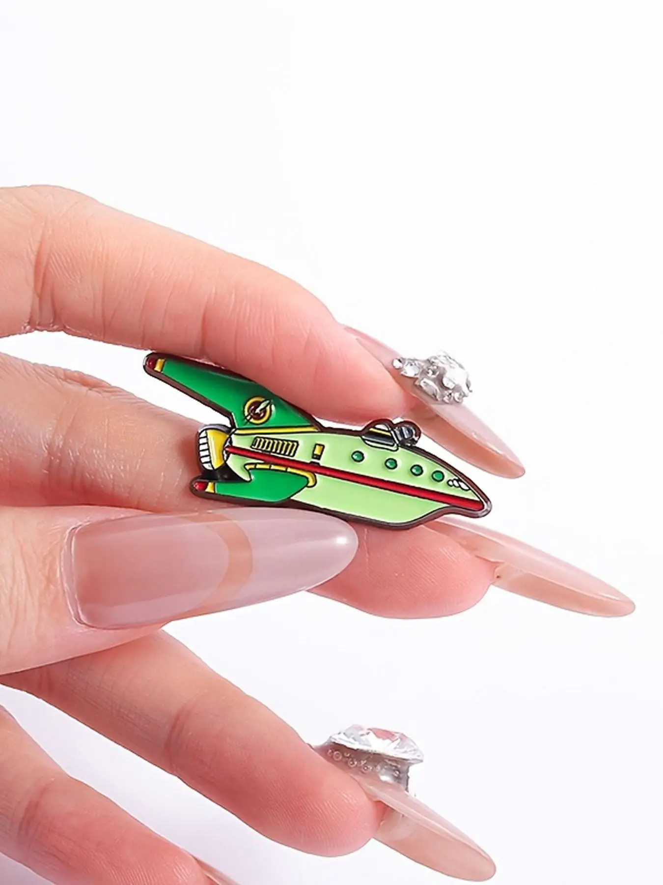 Cartoon Airplane Design Brooch, Cute Aircraft Brooch, Fashionable Clothing Accessories for Women & Men, Trendy All-match & Exquisite Brooch for Birthday Gift