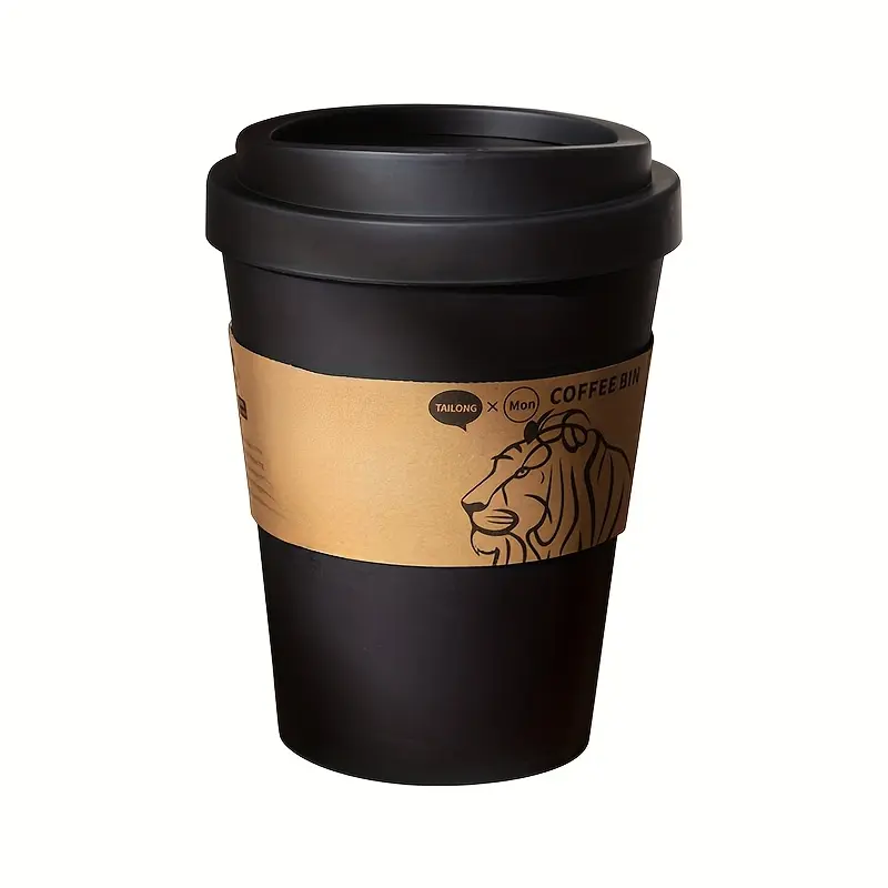 [New Creative Coffee Cup Trash Can] 2026 New Creative Coffee Cup Trash Can |     Household Bedroom Living Room and Kitchen Office Good-looking Rocker Cover Wastebasket