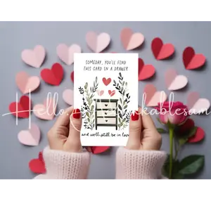Sentimental Love Card for Partner | Long Term Relationship Card | Valentine’s Day Card | Anniversary Card | “Someday You’ll Find This Card”