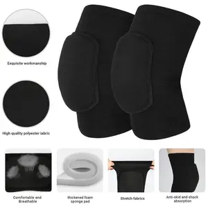 WorthWhile Dancing Knee Pads for Volleyball Yoga Women Kids Men Patella Brace Support EVA Kneepad Fitness Protector Work Gear Knee Stabilizer