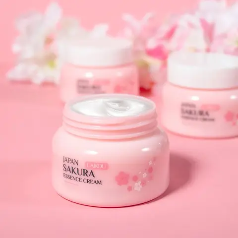 Moisturizing Sakura Essence Face Cream, 1 Count Hydrating Skin Care Cream Moisturizer, Face Lotion For Women And Men All Skin Types, Moisturize Dry Skin, Moisture, Hydrate, Daily Moisturizers