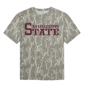{Full Size S-5XL} Mississippi State Mossy Oak Tree Camo T-Shirt 3D Graphic Tee Unisex Short Sleeve Shirt for Men Women Hunting Outdoor Casual Streetwear Breathable Stretch Lightweight Cotton TikTok Shop US Trendy Outfit