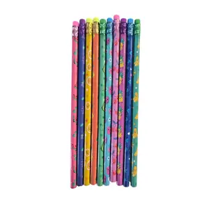 Fruity Friends Graphite Pencils – 10 Pack HB 2 Set with Fun Fruit Patterns