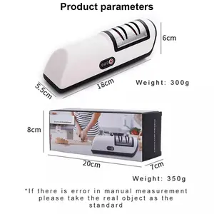 Professional Electric Knife Sharpener, 2-Stage Household Kitchen Knife Sharpener