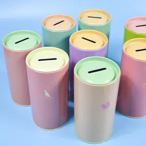 Animal Candy Color Piggy Bank Metal Piggy Bank Cute Sundries Cans Storage Cans Gift Cans Home Decor Money Box