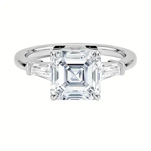 【#M222】 (Marora) 925 Sterling Silver Synthetic Moissanite rings