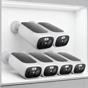 CAMOON Wireless Outdoor Solar Security Cameras, Supporting 2.4Ghz And 5Ghz Wifi for The for Tuya App, Featuring a Wireless Design, 2K HD Resolution, Color Night Vision, Two-Way Audio, Motion Detection, And Options for SD Card Or Cloud Storage