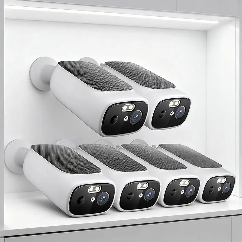 CAMOON Wireless Outdoor Solar Camera Security, 2K 1296p HD Wireless Cameras for Home Security, 2.4Ghz & 5Ghz WiFi Connection, Tuya App Monitor, Color Night Vision, 2-Way Audio, Motion Detection, SD Card/Cloud Storage