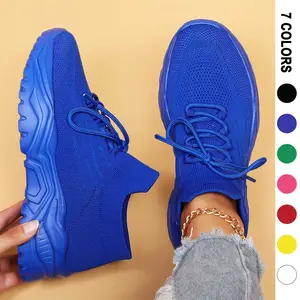 Women's Breathable Knit Fashion Sneakers Slip-On Design Lightweight Comfortable Unisex Casual Running Walking Training Athletic Footwear Women's Men's Sports Shoes