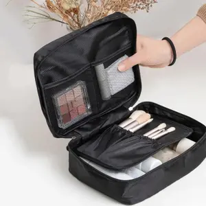 Multifunction Travel Zipper Makeup Bag, Cosmetic Pouch, 1 Piece Large Capacity Cosmetic Storage Bag, Portable Storage Bag for Home Travel, Makeup Organizer, Travel Cosmetic Bags
