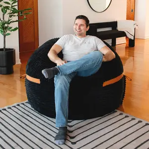 Fuf Large w/ Removable Cover Foam Bean Bag Chair - Cloud-like Comfort