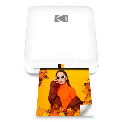 Kodak Step Slim Carry-Light 0.9"d Handheld Printer - Instant Picture, Phone Photo, Portable, 2x3 in Inkless Printing, 3.25"w x 4.9"h Device, Bluetooth, iOS & Android Compatible (Computers & Office Equipment, Printers & Scanners)