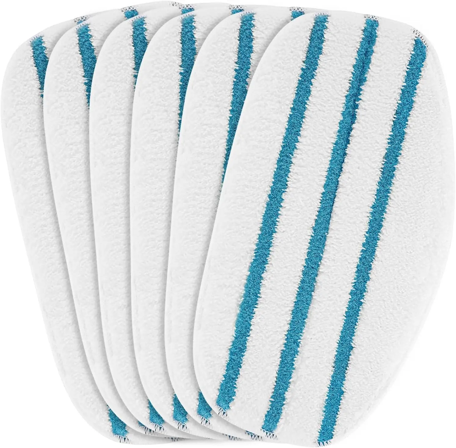 6 Pack Steam Mop Pad Refills Compatible with PurSteam ThermaPro 10-in-1 – Washable Cleaning Pads