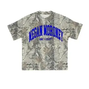 Men Camo Graphic Statement T Shirt Funny Text Streetwear Summer Casual Short Sleeve Lightweight Breathable Trendy Oversized Tee Outdoor Hunting Style Fashion Viral US Outfit Gift For Him