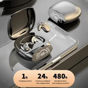 Ultra Small Invisible Hidden TWS Bluetooth 5.3 Wireless Earbuds, Noise Reduction Stereo Audio Electronic Headphones, Water-Proof Dustproof Sports Earphones with Charging Function for Phones