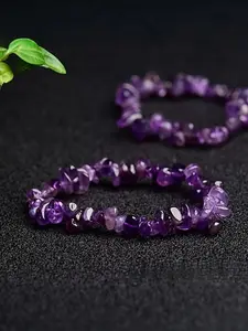 Amethyst Stone Bracelet Natural Amethyst Bracelet to Assist in Stable Sleep