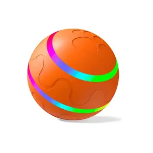 Pet Record Interactive Dog Toys Dog Ball Durable Motion Activated Automatic Rolling Ball Toys for Daily Training