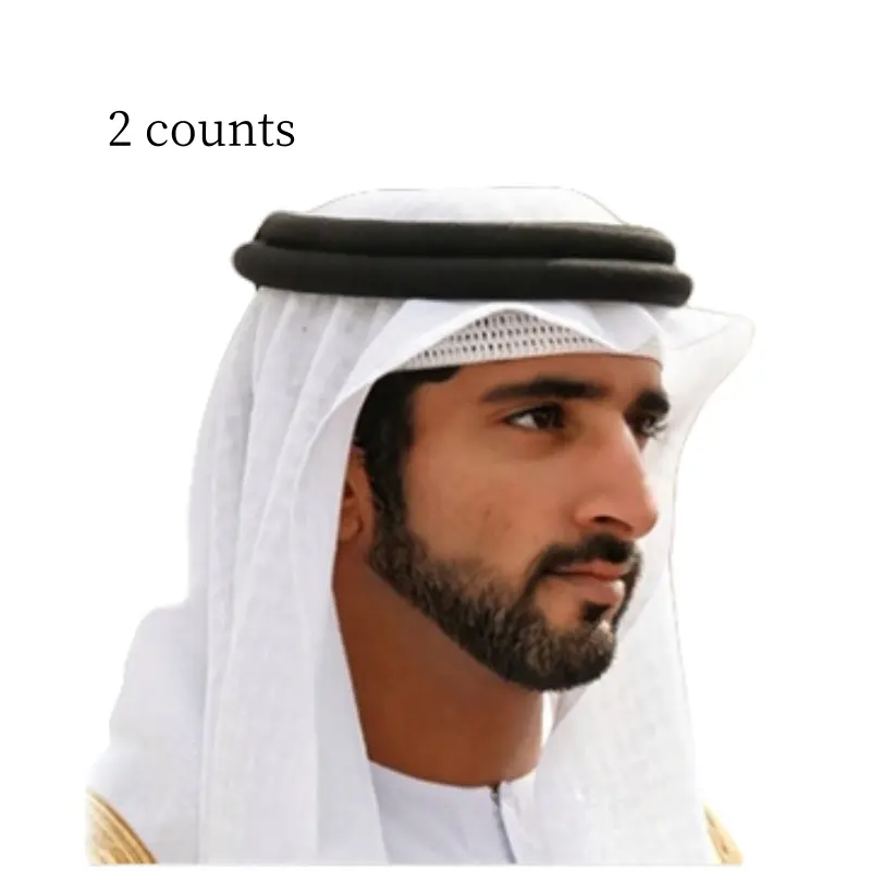 2 Pcs Saudi Arabian Dubai UAE Pure White Head Scarf Shemagh Desert Keffiyeh Head Scarf Arab Wrap 55x55 inches