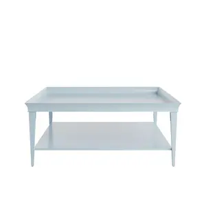 Custom Painted Storied House Cocktail Table
