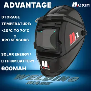 Mexin U4000 Head mounted Automatic Dimming Welding Cap Welding Mask Welder's Argon Arc Special Welding Protective Cover