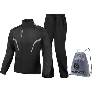 Motorcycle Rain Suit Rain Jacket and Pants